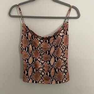 Snakeskin Printed Tank